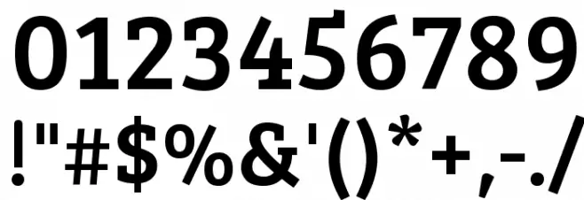 Bree Serif Regular Font OTHER CHARS