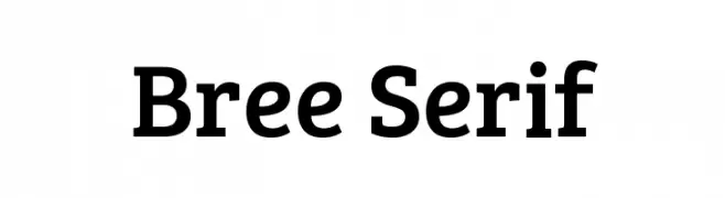 Bree Serif  フリーフォントのダウンロード
