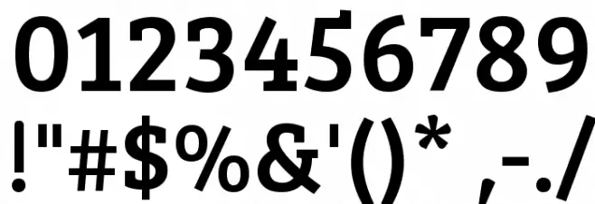 Bree Serif Font OTHER CHARS