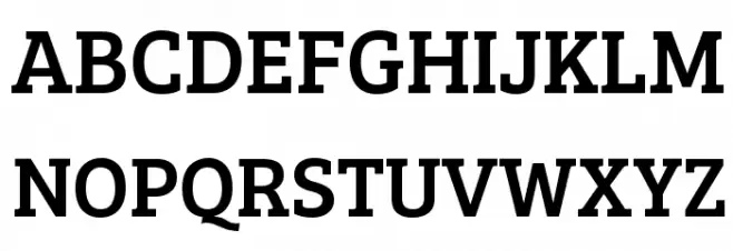 Bree Serif Schriftart Groß