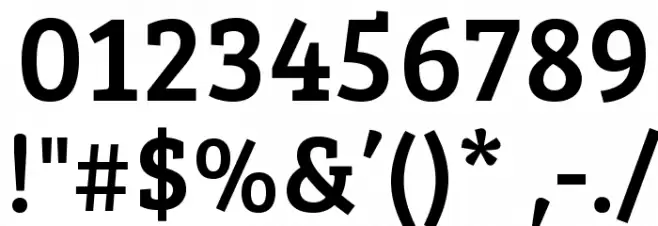 BreeSerif-Regular Font OTHER CHARS