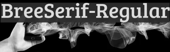 BreeSerif-Regular Font examples
