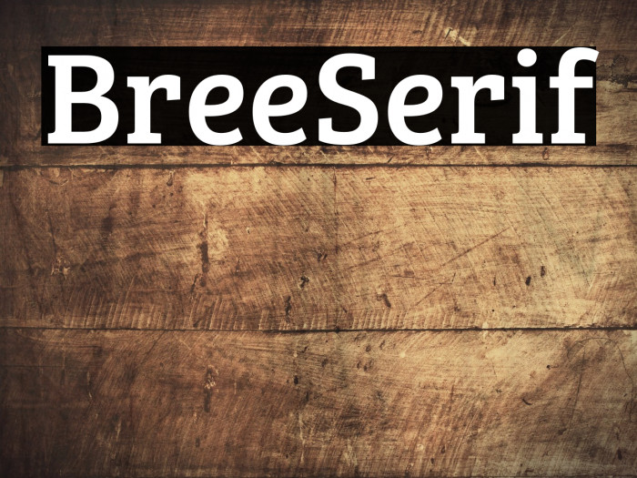 BreeSerif Font examples