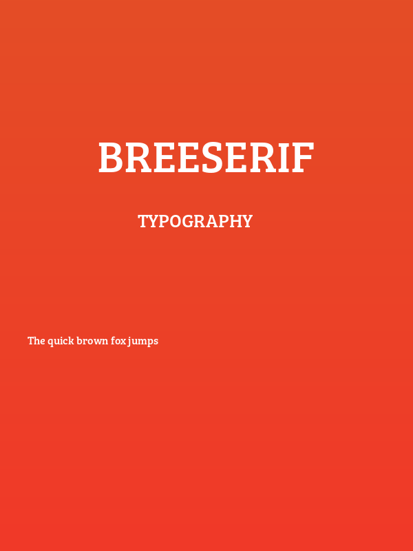 BreeSerif Poster