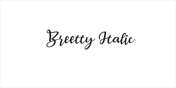 Breetty Italic Logo