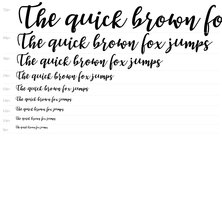 Breetty Italic Waterfall