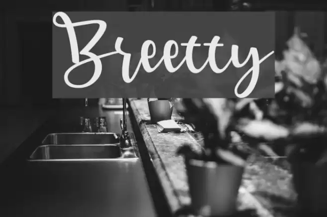 Breetty Font examples