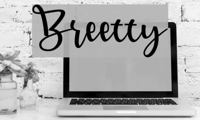 Breetty Font examples