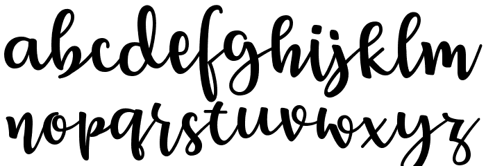 Breetty Font Litere mici