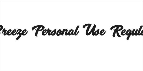 Breeze Personal Use Regular Logo