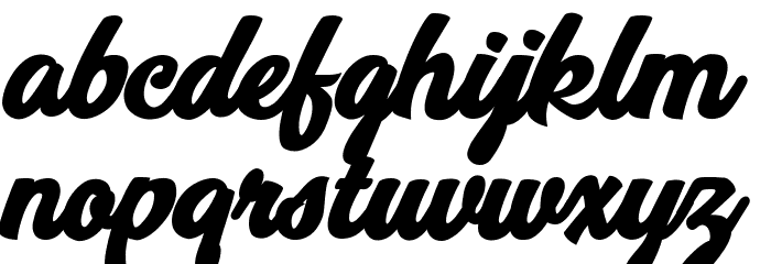 Breeze Personal Use Regular Font LOWERCASE