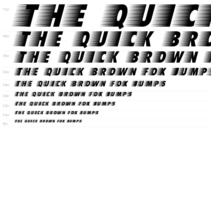 BreezedCaps BoldOblique Waterfall