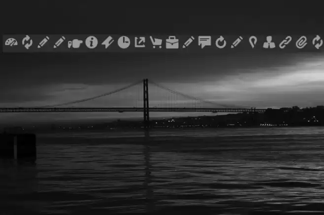 Breezi Icon Set Regular Font examples