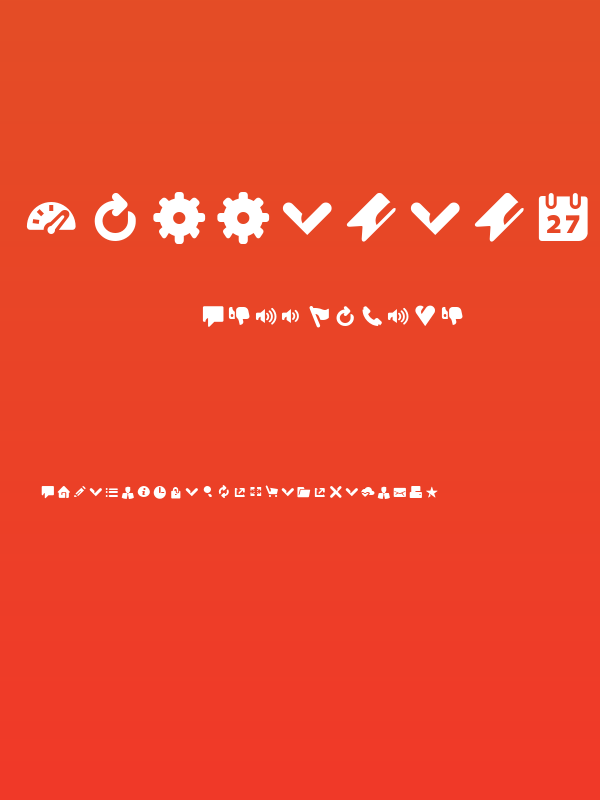 Breezi Icon Set Regular Poster