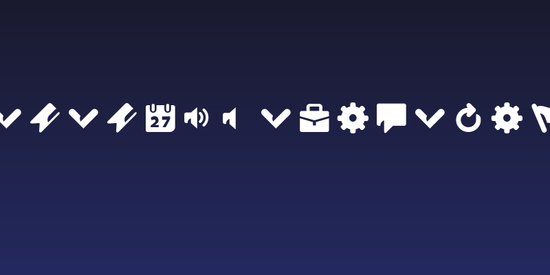 Breezi Icon Set Regular Social Header