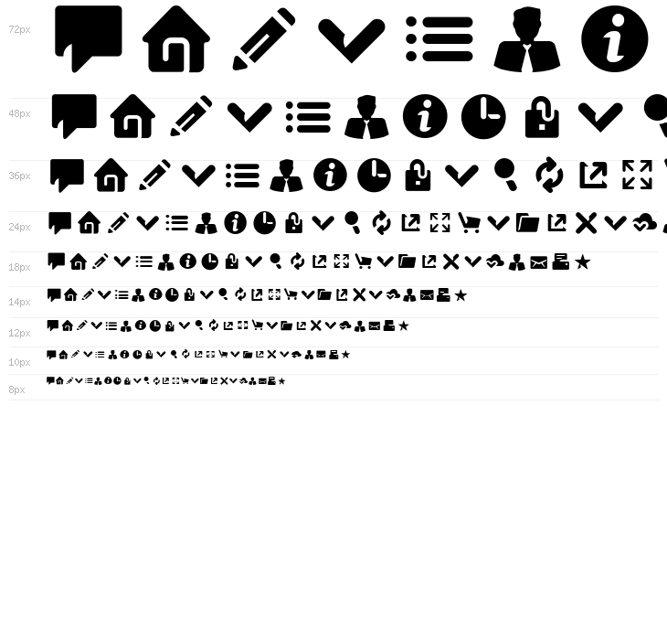 Breezi Icon Set Regular Waterfall