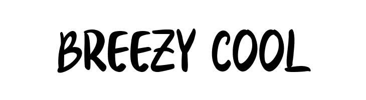 Breezy Cool  フリーフォントのダウンロード