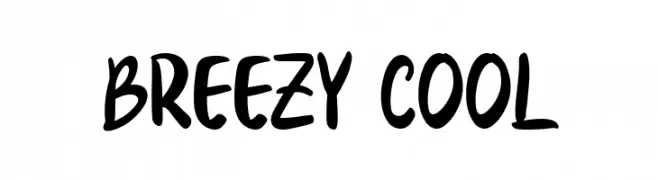 Breezy Cool  les polices de caractères gratuit tlcharger
