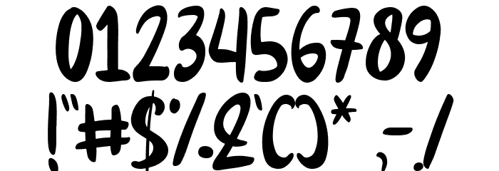 Breezy Cool Font OTHER CHARS