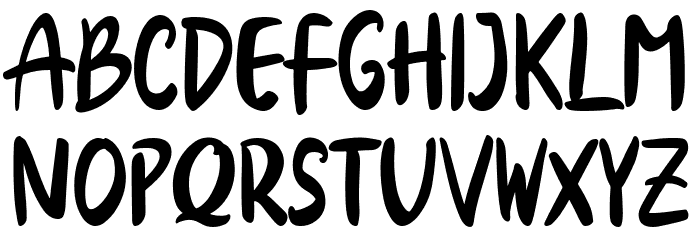 Breezy Cool Font LOWERCASE