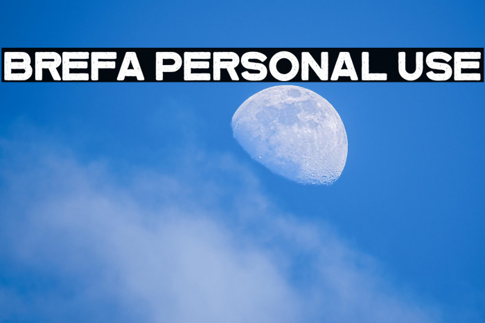 Brefa Personal Use Example 3