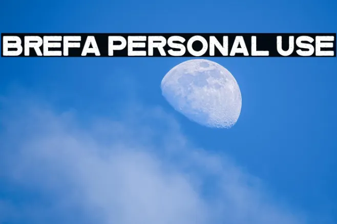 Brefa Personal Use Example 3
