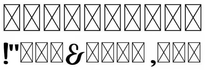 Bregedelpersonaluse Font OTHER CHARS