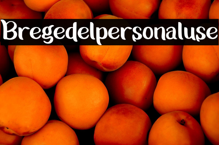 Bregedelpersonaluse Example 1