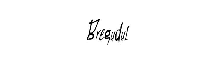 Bregudul  フリーフォントのダウンロード