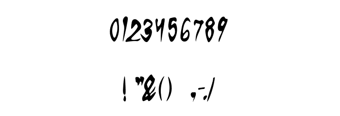 Bregudul Font OTHER CHARS