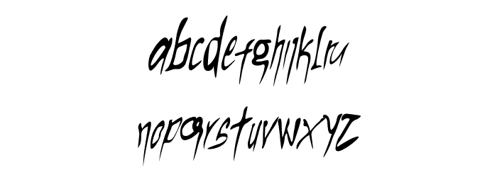 Bregudul Font LOWERCASE