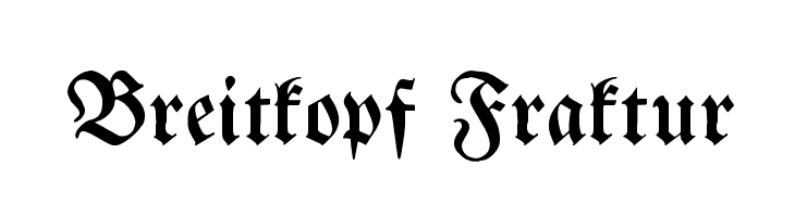 Breitkopf Fraktur Font Ffonts Net