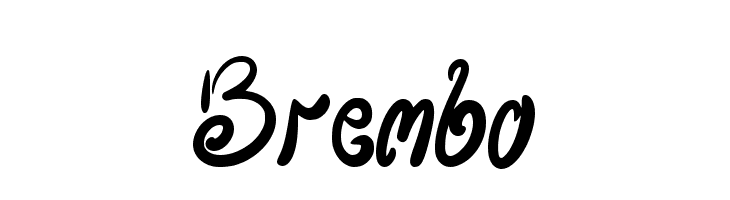 Brembo  Frei Schriftart Herunterladen