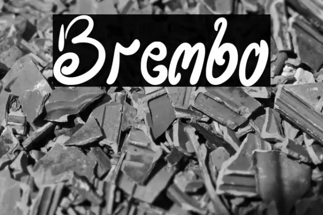 Brembo Font examples