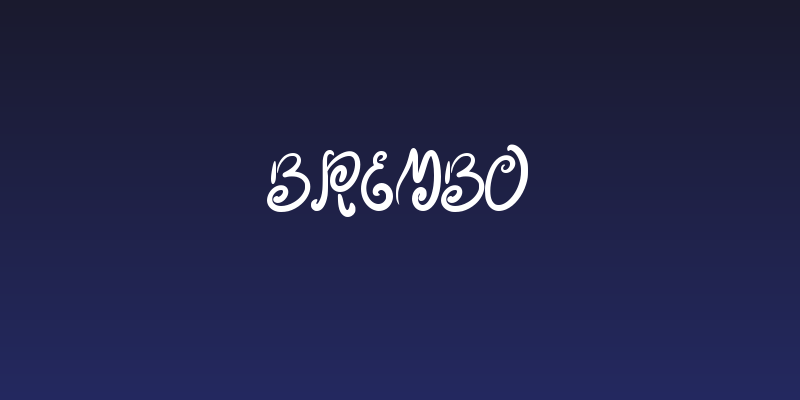 Brembo Social Header