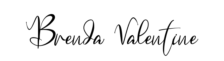 Brenda Valentine  Frei Schriftart Herunterladen