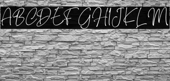 Brendria Signature Font examples