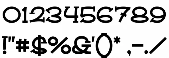 Brendy Berly Regular Font OTHER CHARS