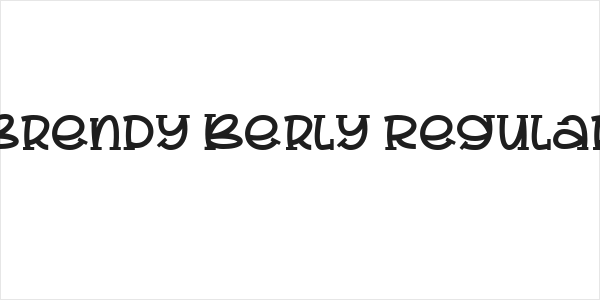 Brendy Berly Regular Logo