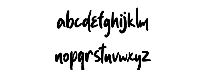 Brenlla Font LOWERCASE