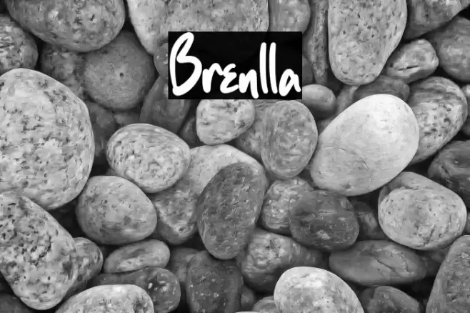 Brenlla Font examples