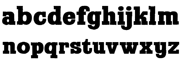 Brennan Font LOWERCASE