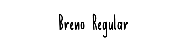 Breno Regular フォント