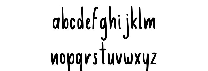 Breno Regular フォント 小文字