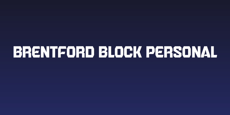 Brentford Block Personal Social Header