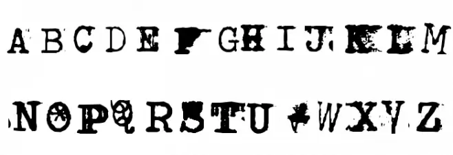 BrentonscrawlType Fuentes MAYÚSCULAS