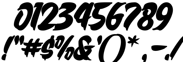 Brenza Regular Font OTHER CHARS