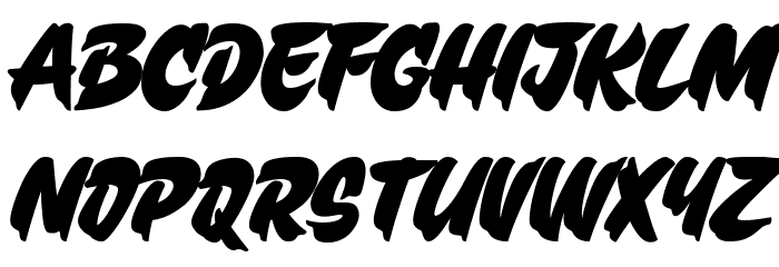 Brenza Regular Font LOWERCASE