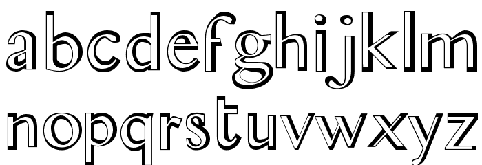 Breo Font LOWERCASE