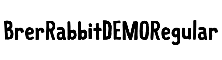 Brer Rabbit DEMO Regular  font caratteri gratis
